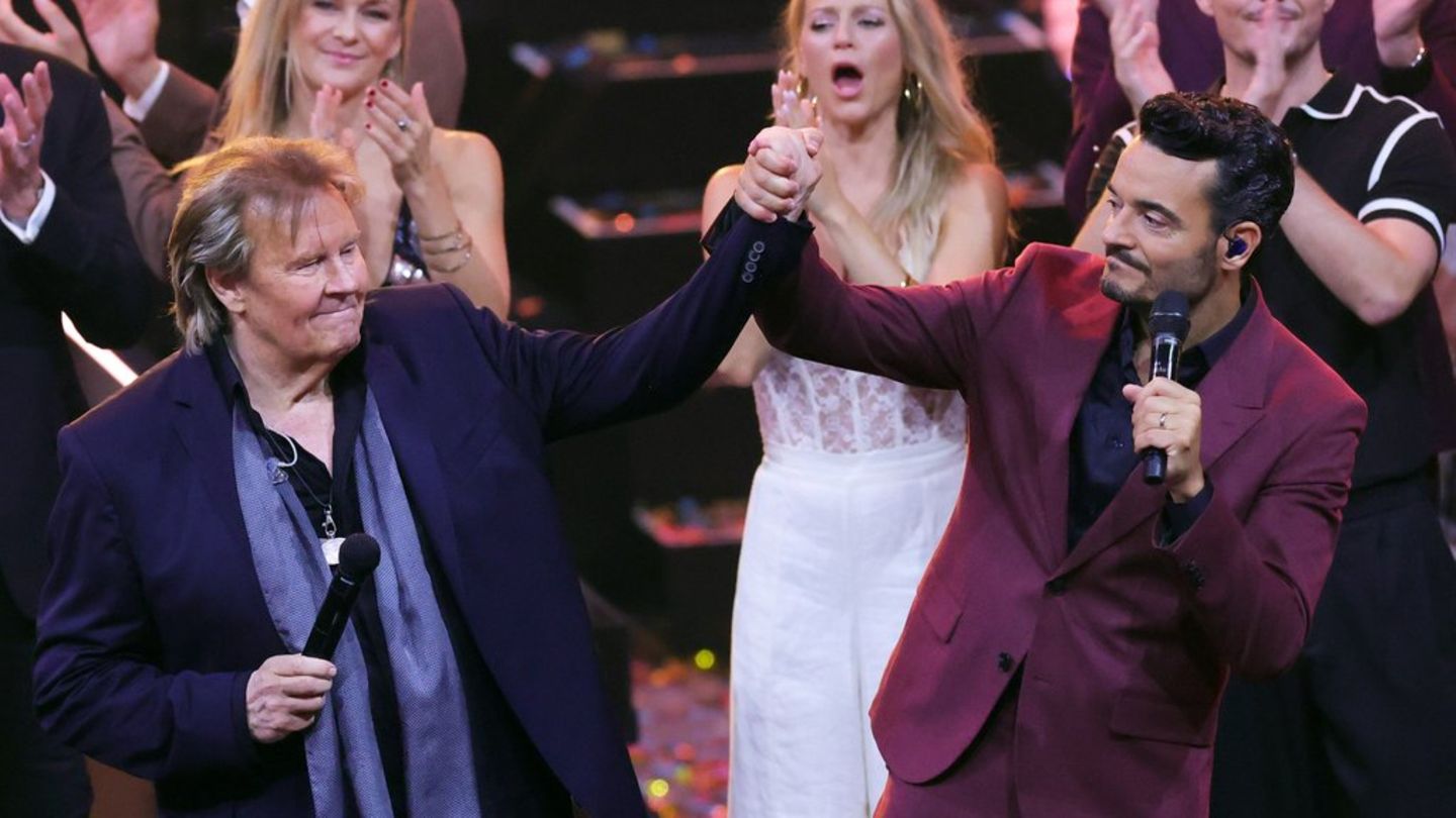 Giovanni Zarrella (r.) wird am Samstag Howard Carpendale hochleben lassen.