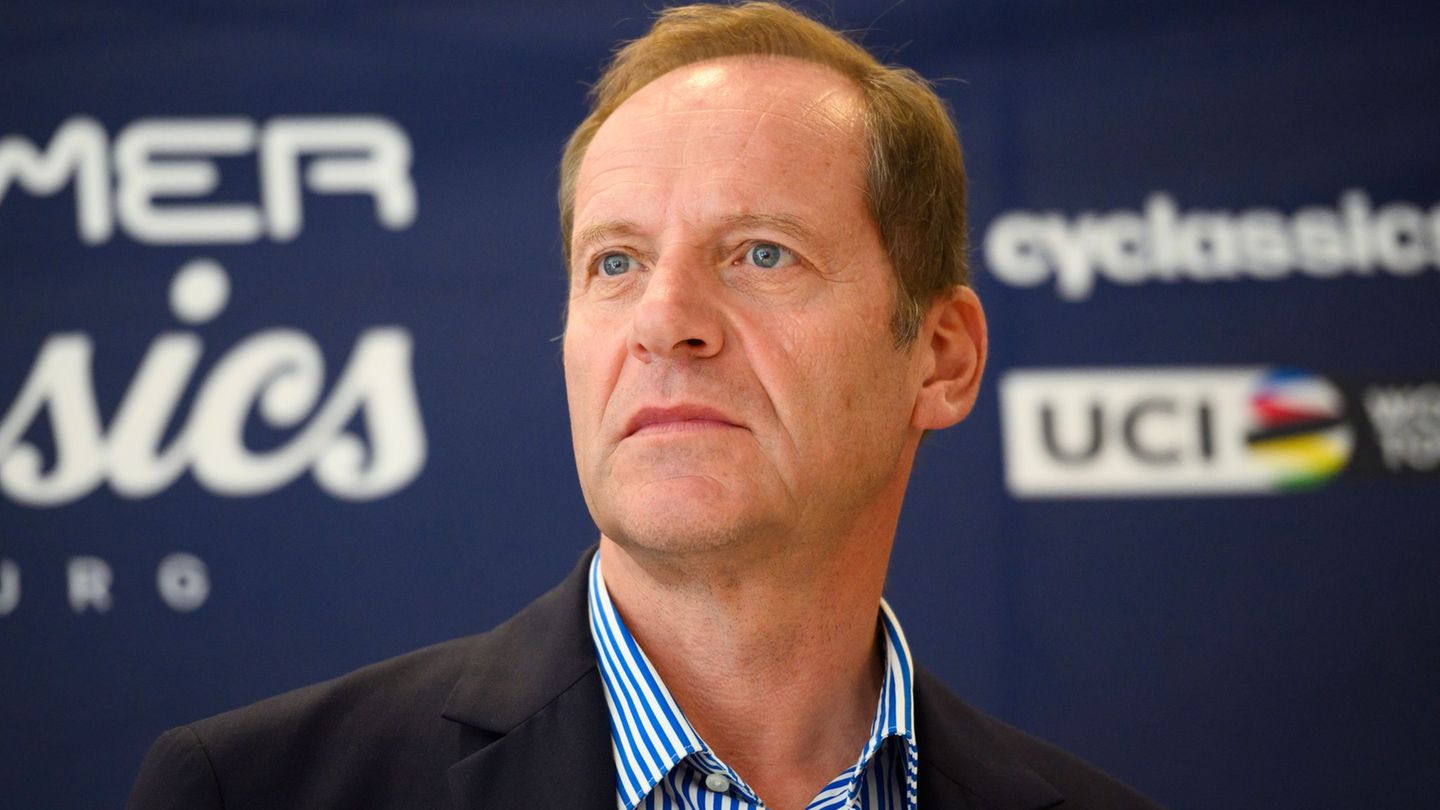 Christian Prudhomme spricht über einen möglichen Tour-Start 2030 in Deutschland. (Archivbild) Foto: Gregor Fischer/dpa