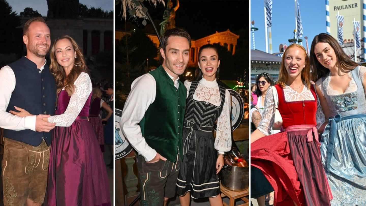 Auf dem Oktoberfest gibt es jedes Jahr nicht nur neue Dirndltrends, sondern auch diverse Prominente zu sehen: Letztes Jahr unt