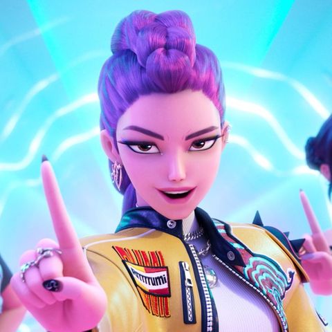 Die Charaktere Mira, Rumi, Zoey aus "Demon Hunters"