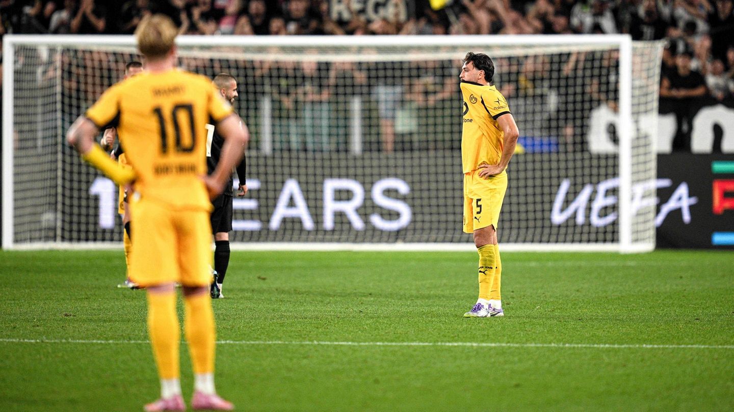 Am Ende eines verrückten Abends waren die BVB-Spieler enttäuscht. Foto: Marco Alpozzi/LaPresse via ZUMA Press/dpa