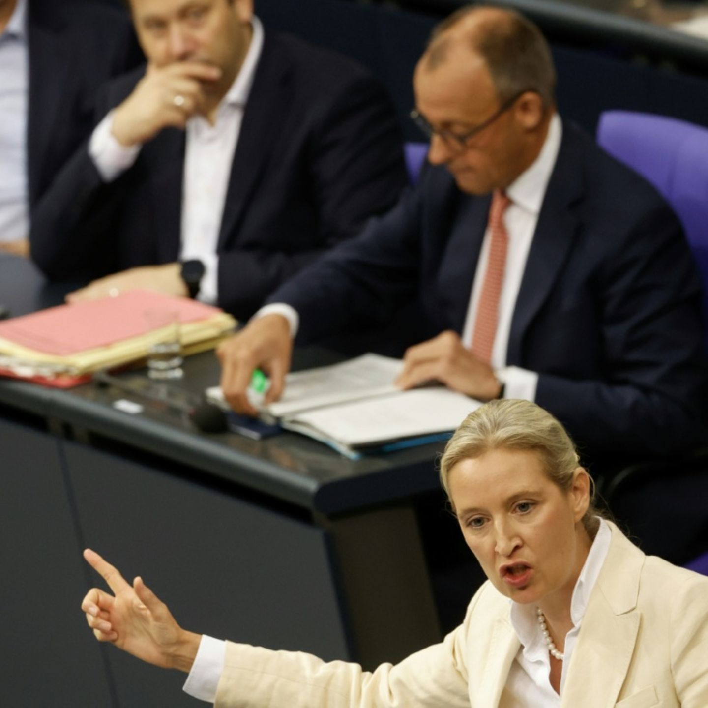 CDU-Umfallerei in Serie": Weidel wirft Merz mangelnden Reformwillen vor |  STERN.de
