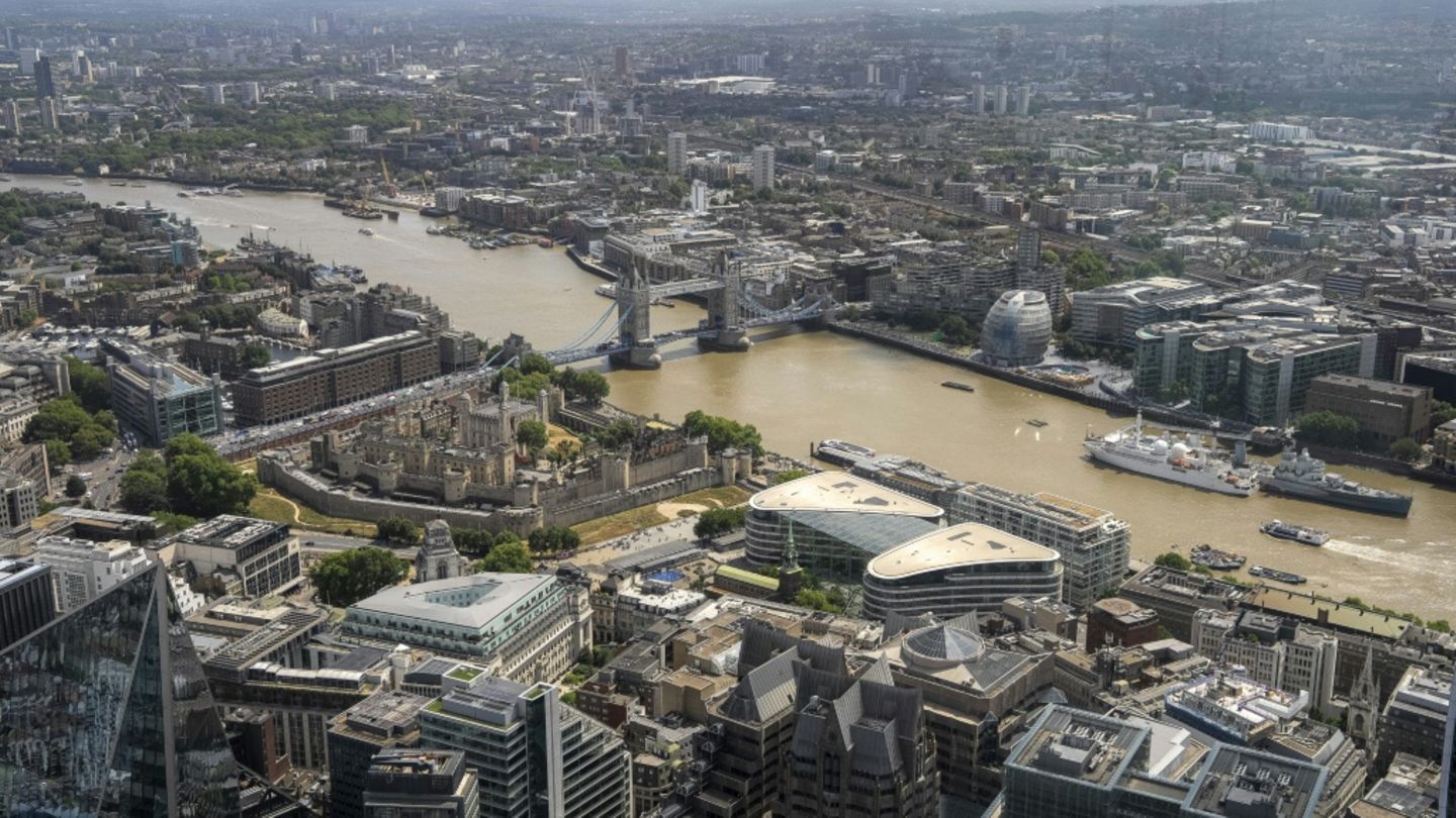 Blick über London