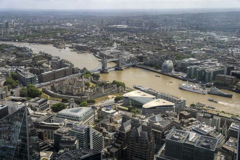 Blick über London