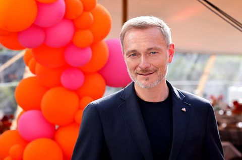 Bitte lächeln: Christian Lindner, 46, beim "Women on Top"-Event im Juni in Düsseldorf