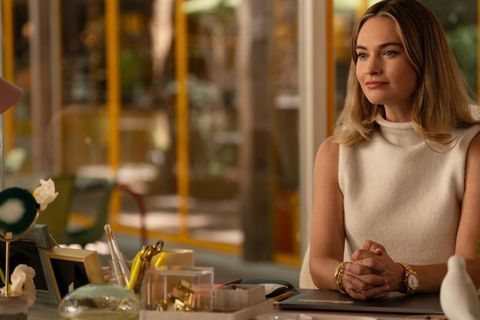 Lily James spielt in "Swiped" Selfmade-Milliardärin Whitney Wolfe.
