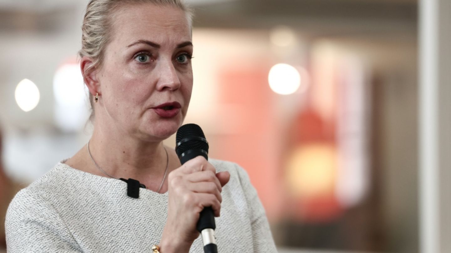 Julia Nawalnaja am 3. Juni in Paris