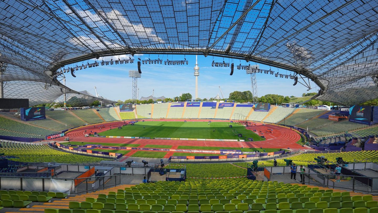 Herzstück des Olympia-Bewerbungskonzepts ist der Olympiapark mit dem Stadion der Spiele 1972. Foto: Soeren Stache/dpa