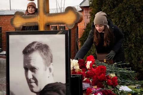Kremlgegner Alexej Nawalny starb im Februar 2024 in einem russischen Gefängnis. (Archivbild) Foto: Uncredited/AP/dpa