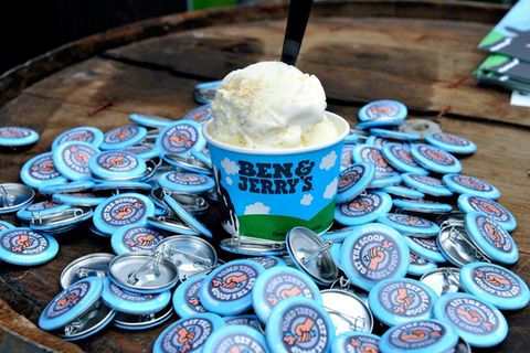 Ein Eisbecher von Ben & Jerry's