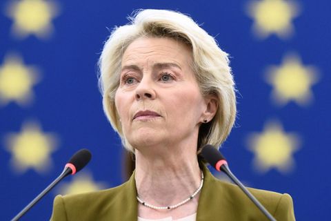 EU-Kommissionspräsidentin Ursula von der Leyen setzt sich im Nahost-Konflikt für harte Sanktionen gegen Israel ein