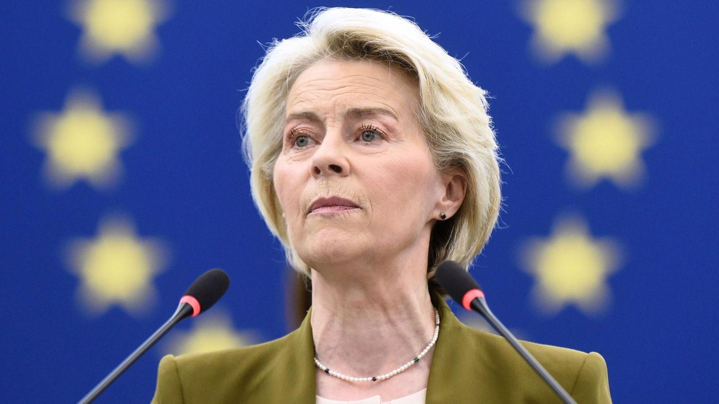 EU-Kommissionspräsidentin Ursula von der Leyen setzt sich im Nahost-Konflikt für harte Sanktionen gegen Israel ein