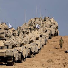 Merkava-Panzer der israelischen Armee an der Grenze zu Gaza: Es drohen hohe Verluste