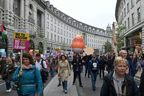 Protest gegen Trump in London