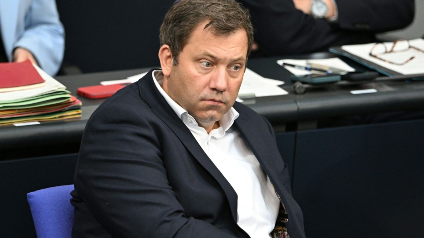 Finanzminister Lars Klingbeil am Mittwoch im Parlament