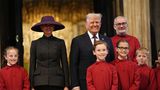 Melania Trump mit Ehemann beim Besuch in Windsor