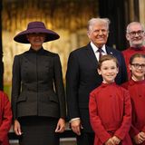 Melania Trump mit Ehemann beim Besuch in Windsor