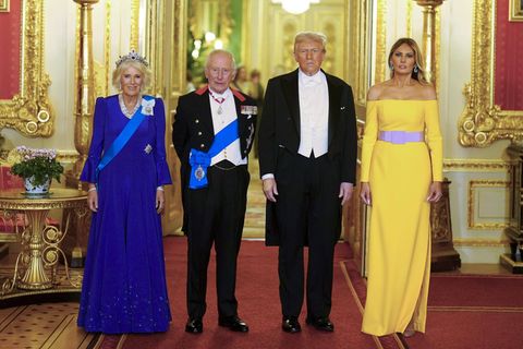 Melania Trump: Gruppenbild mit Ehemann Donald, König Charles und Camilla