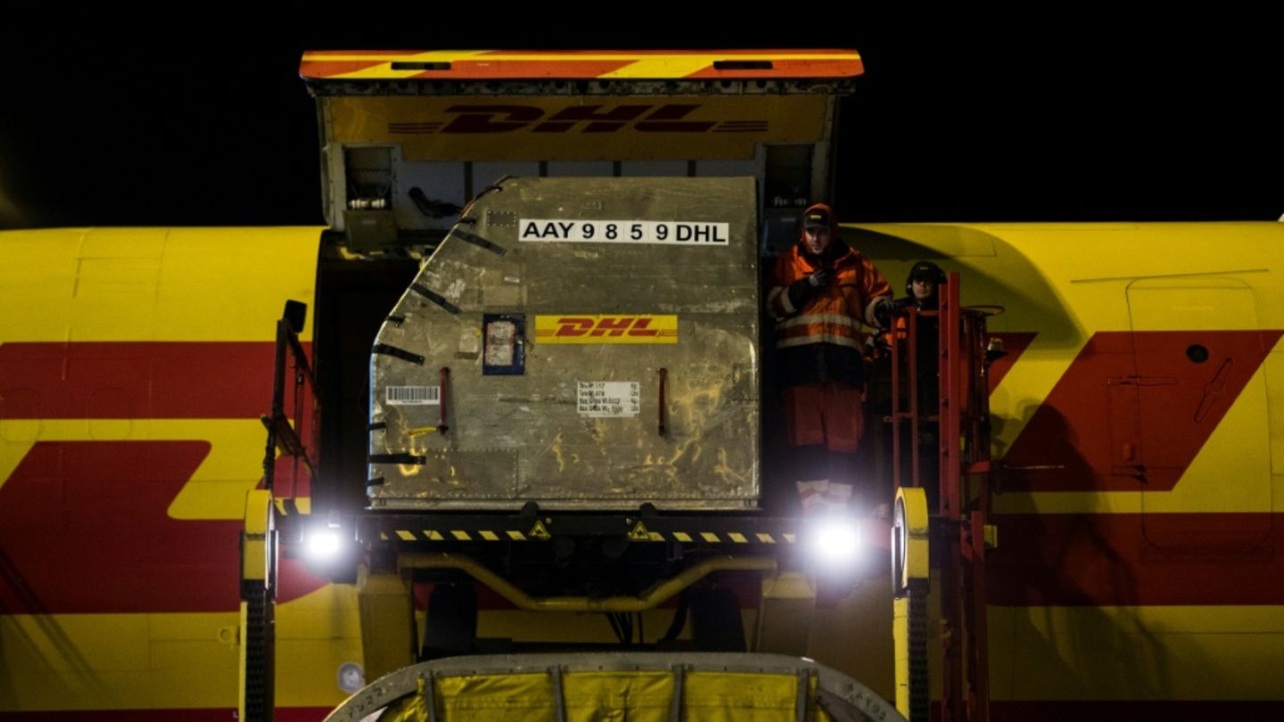 DHL-Luftfracht in Leipzig