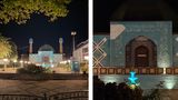 Die liefert auch im Dunkeln beeindruckende Bilder. Während die Hauptkamera des iPhone 17 Pro Max (wie alle anderen Modelle in diesem Setting) den Nachtmodus aktivierte, knipste die Telelinse sofort. Und fing dadurch die Beleuchtung des Brunnens und die Lichtstimmung deutlich natürlicher ein. Allerdings auf Kosten von Details im oberen Bereich