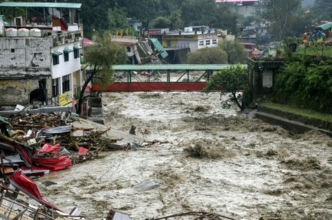 Hochwasser diese Woche im indischen Bundesstaat Uttarakhand