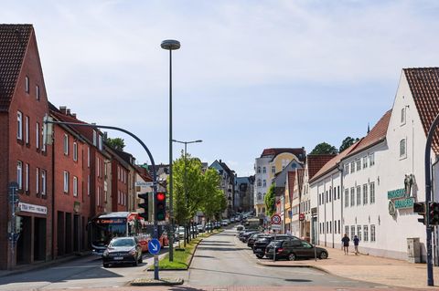 Das betroffene Geschäft befindet sich unweit der Flensburger Innenstadt (Symbolbild)