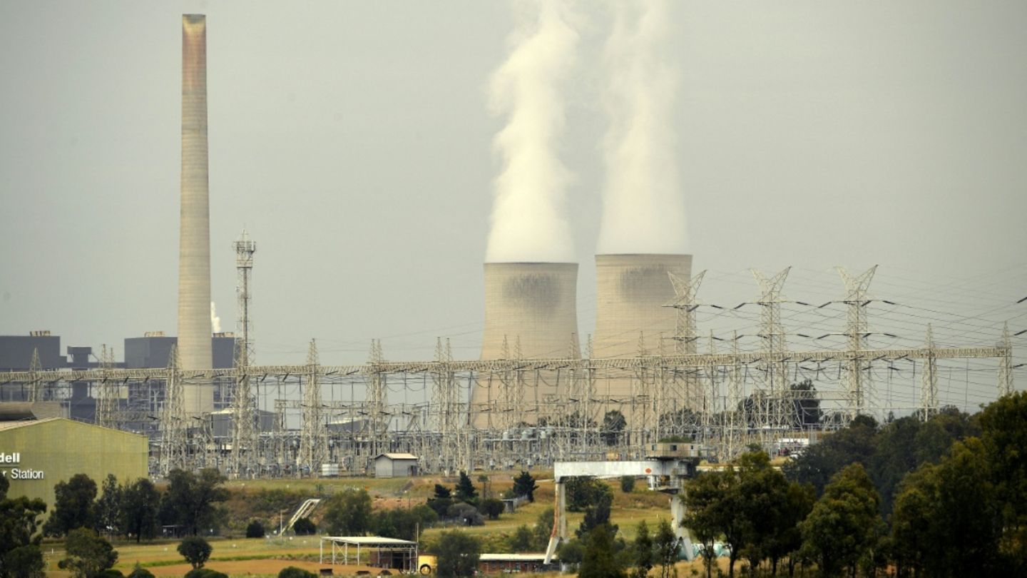 Kohlekraftwerk im australischen Singleton