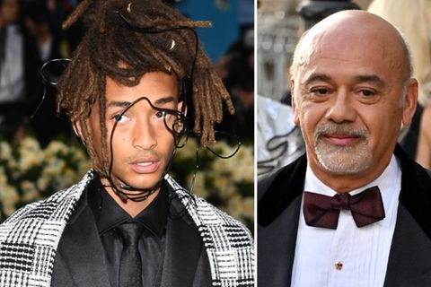 Christian Louboutin (rechts) hat Jaden Smith als Kreativdirektor angeheuert.