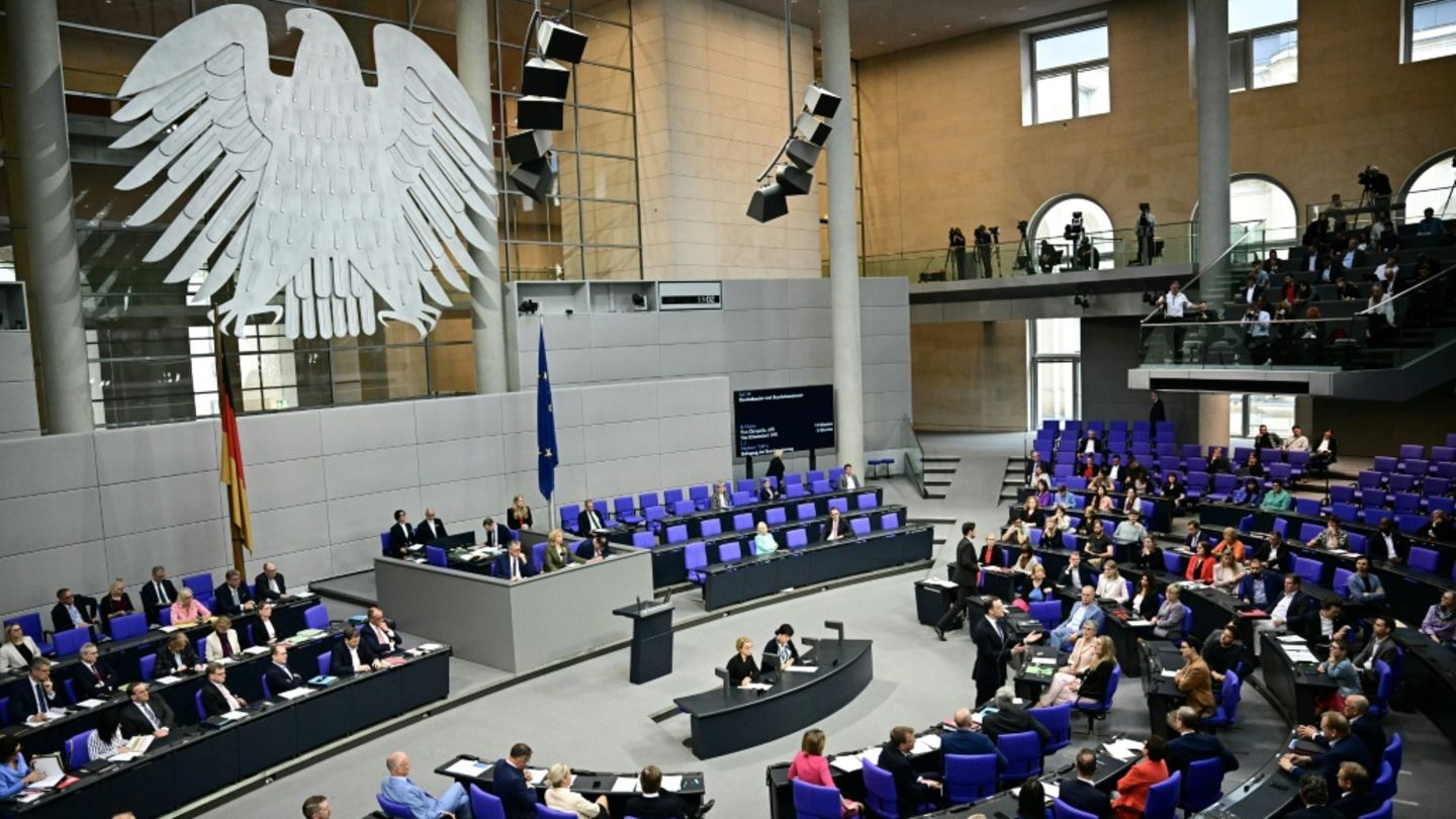 Plenum des Bundestags