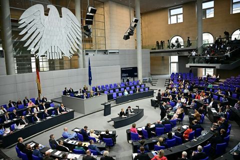 Plenum des Bundestags