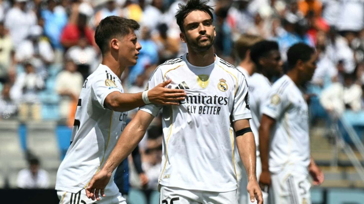 Real-Madrid-Verteidiger Raúl Asencio (M.)