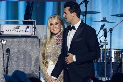 Erika Kirk mit ihrem getöteten Mann Charlie