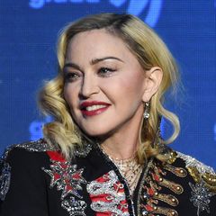 US-Pop-Star Madonna lacht bei der Verleihung der 30. GLAAD Media Awards in New York 2019