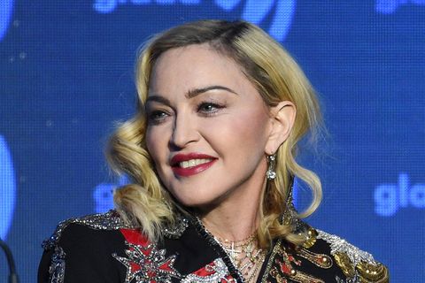 US-Pop-Star Madonna lacht bei der Verleihung der 30. GLAAD Media Awards in New York 2019