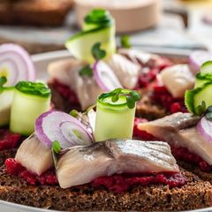 Nordic Diet: Hering mit Roggenbrot