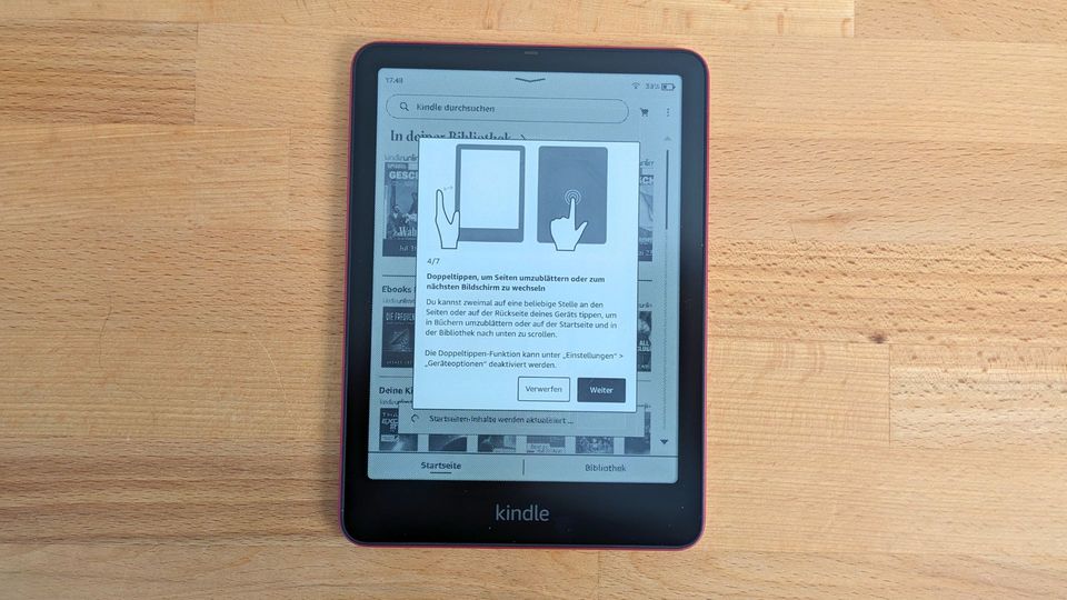 E-Book-Reader Test: Amazon Kindle Paperwhite Signature Edition