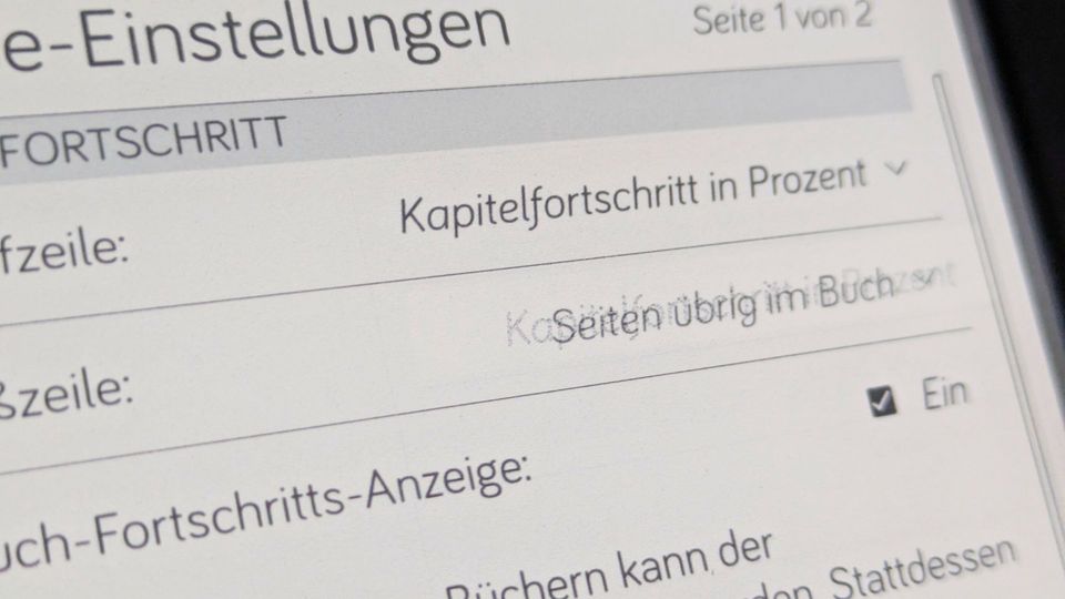 E-Book-Reader Test: Tolino Shine 5 Ghosting