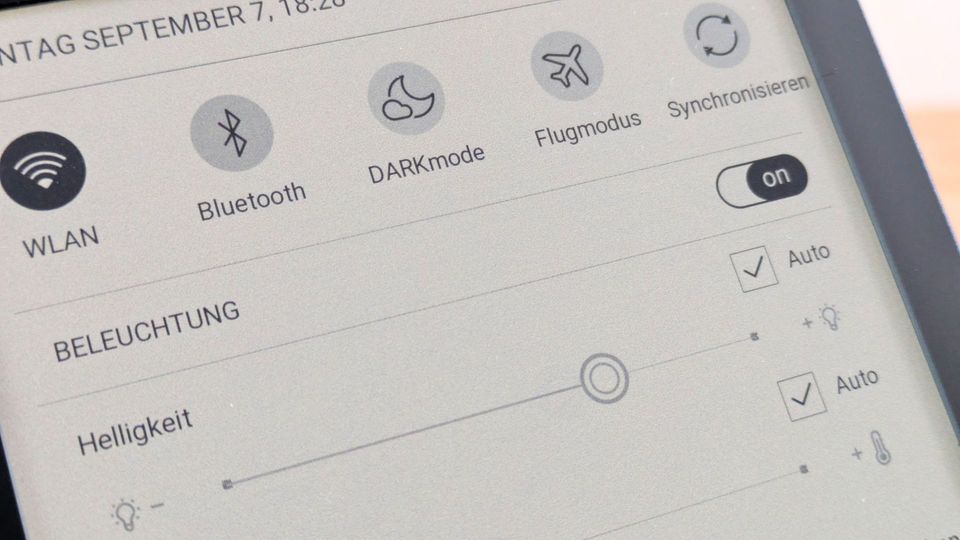 E-Book-Reader Test: PocketBook Verse Pro Color Shortcuts