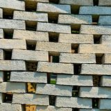 Mauer als Pilz-Steinen