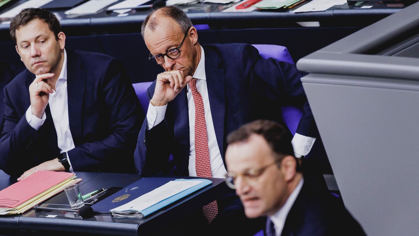 Jens Spahn, Friedrich Merz und Lars Klingbeil müssen sich noch bei der Erbschaftsteuer einigen