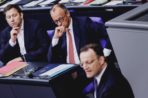 Jens Spahn, Friedrich Merz und Lars Klingbeil müssen sich noch bei der Erbschaftsteuer einigen