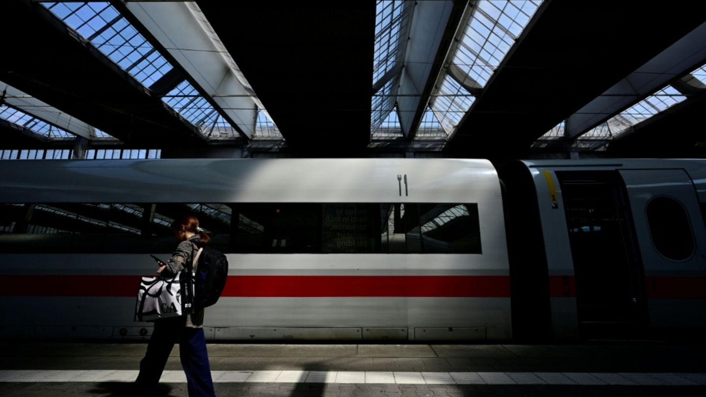 ICE am Münchner Hauptbahnhof im Juni 2025