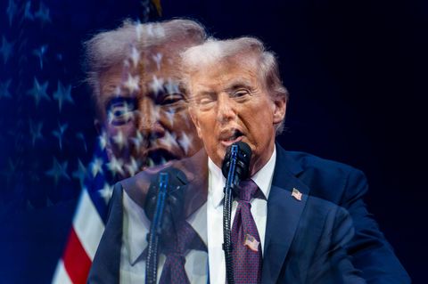 US-Präsident Donald Trump bei einer Rede