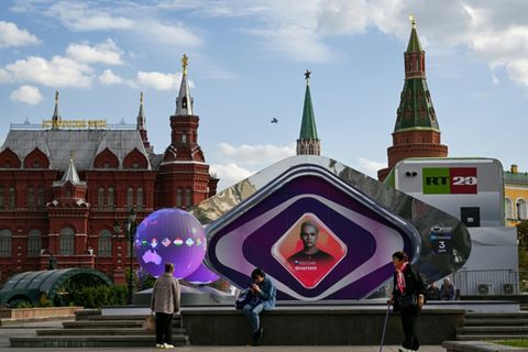 Intervidion-Countdown in Moskau