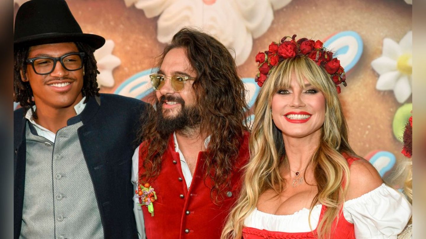 Heidi Klums Sons: Celebrate with the stars of FC Bayern