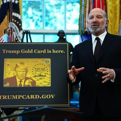 US-Handelsminister Howard Lutnick verkündete auch die Einführung einer Trump Gold Card für eine Million