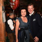 Bundesforschungsministerin Dorothee Bär (CSU) mit ihrem Mann Oliver Bär