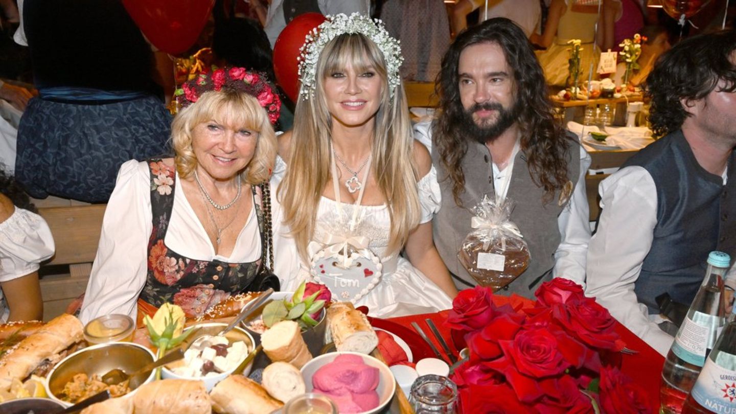 Heidi Klum: Model celebrates hearty Oktoberfest premiere