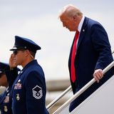 Donald Trump ist mit seiner Air Force One nach Arizona geflogen