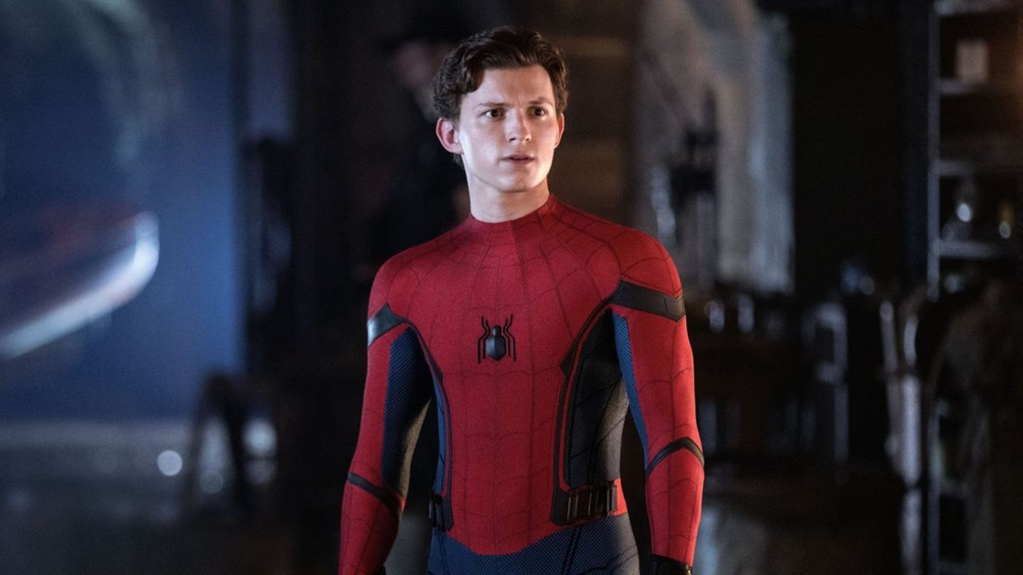 Tom Holland im Spider-Man-Kostüm